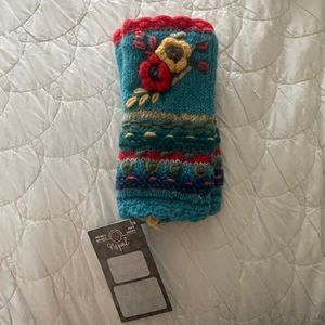 Sundance Catalog Posie Hand-Knit Wool Hand Warmers